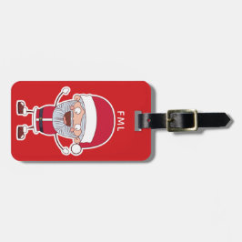 Lustigt anpassningsbar-resetagg bagagebricka