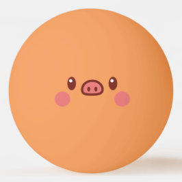 Lustigt Ansikte. Emoji. Emoticon. Mr Porky! Pingisboll