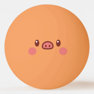 Lustigt Ansikte. Emoji. Emoticon. Mr Porky! Pingisboll