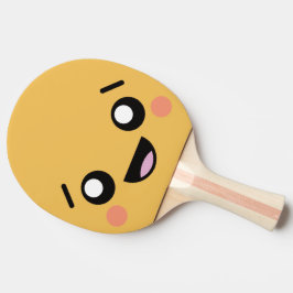 Lustigt Ansikte. Emoji. Emoticon. Pingisracket