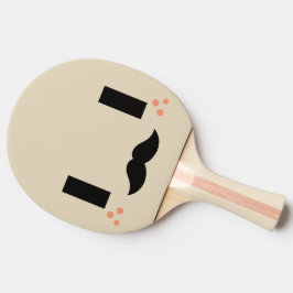 Lustigt Ansikte. Emoji. Emoticon. Pingisracket