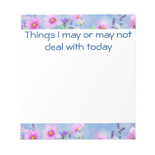 Lustigt anteckningsblock (Framsida)