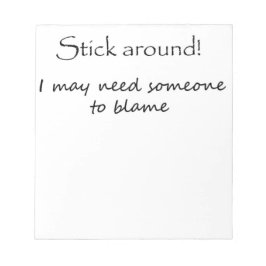 Lustigt anteckningsblock ger kontors humor en unik