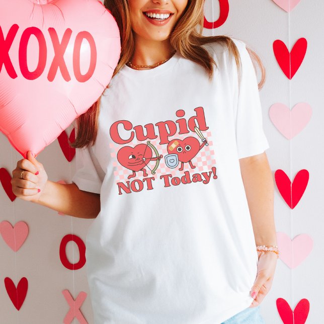 Lustigt Anti alla hjärtans dag dagshistorien Cupid T Shirt (Skapare uppladdad)