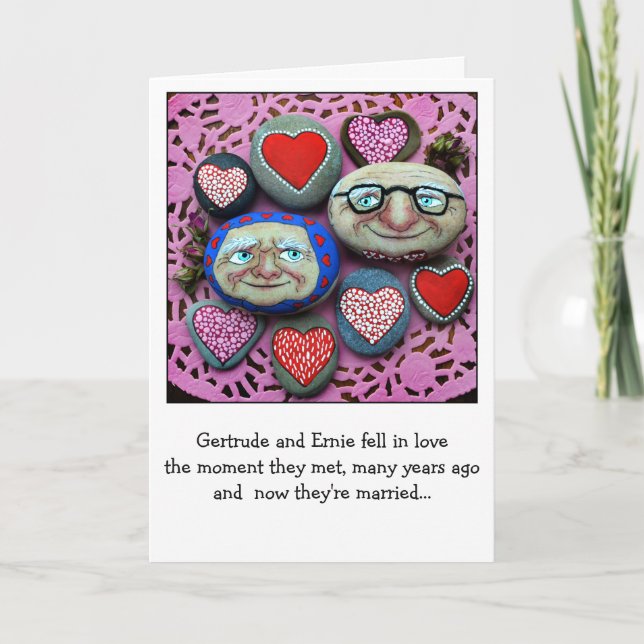 Lustigt anti-Valentine- eller jubileumskort Helgkort (Framsida)