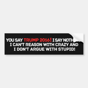 Lustigt antitrumpmärke 2020 Bumper Sticker Bildekal