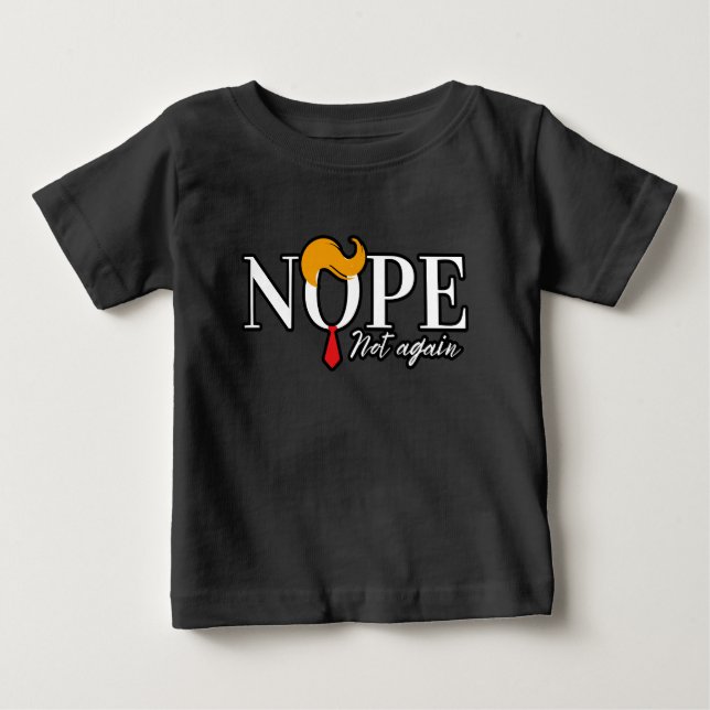 Lustigt antitrumpnope inte igen - val 2024 t shirt (Framsida)