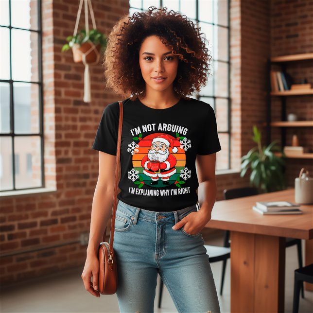 Lustigt Arg jultomten... Jag är inte en trollforme T Shirt (Skapare uppladdad)
