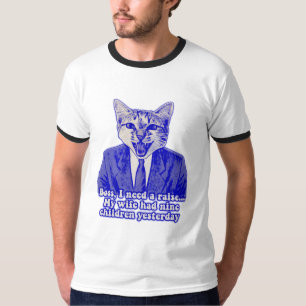 Lustigt arg kattminne för kattunge älskare t shirt