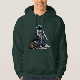 Lustigt Astronaut Quote "Jag behöver mer utrymme" Hoodie