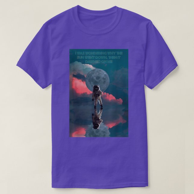 Lustigt astronomiskämt t shirt (Design framsida)