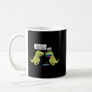 Lustigt åt du den sista Unicorn Dinosaur Kaffemugg