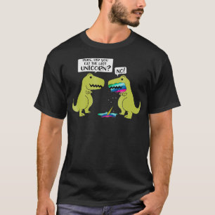 Lustigt åt du den sista Unicorn Dinosaur T Shirt