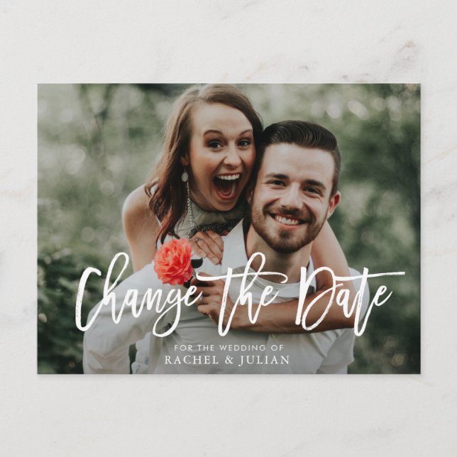 Lustigt att ändra datumbilden vykort (Framsida)