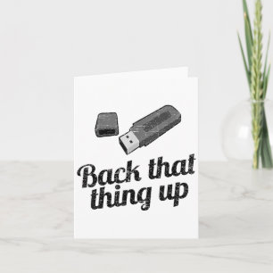 Lustigt att backa upp Sak dator USB Kort