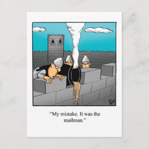 Lustigt att behålla pekkortet Humor Vykort