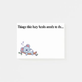 Lustigt att bokföra anteckningar post-it block