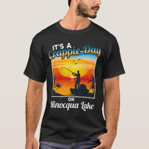 Lustigt att det är en Crappie-dag på Minocqua Sjö T Shirt