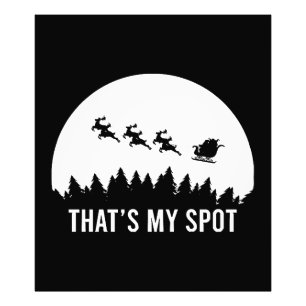Lustigt att det är min Julafton-session Santa på S Fototryck