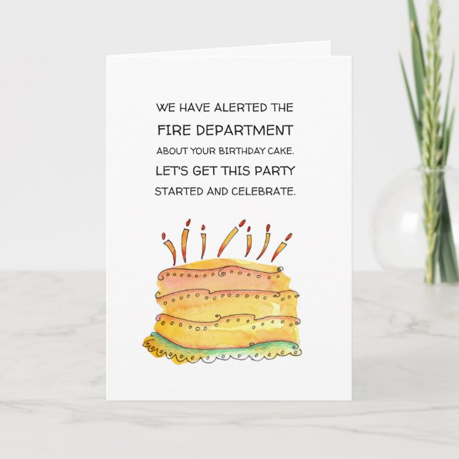 Lustigt att få gamla födelsedagsljus och kummel kort (Framsida)