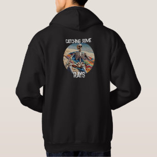 Lustigt att fånga lite Rays Skeleton T-Shirt Hoodie
