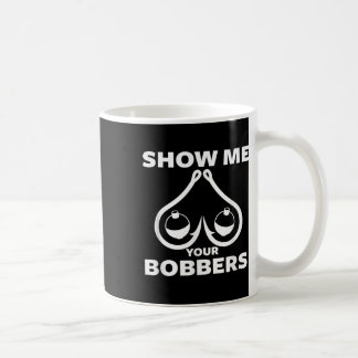 Lustigt att fiska Bobbers och Krok visar mig din B Kaffemugg