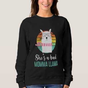 Lustigt att hon är en dålig mamma Llama Mamma T Shirt