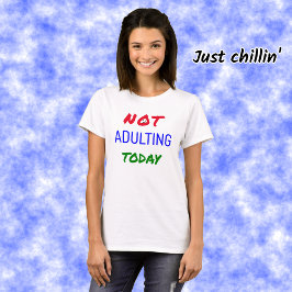 Lustigt att inte adulera dagens text tröja