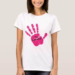 Lustigt att inte lyssna - prata med handen t-shirt
