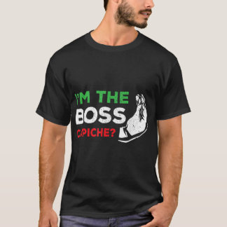 Lustigt att jag är Chef, italienska Nonna Nonno Ca T Shirt