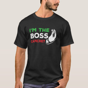 Lustigt att jag är Chef, italienska Nonna Nonno T Shirt