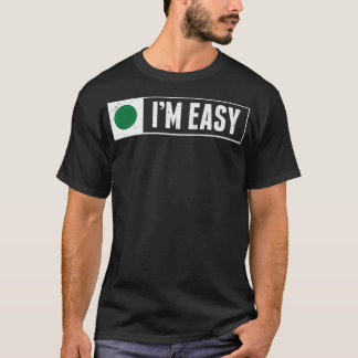 Lustigt att jag är Easy Snowboard Ski Mountain Sig T Shirt