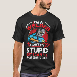 Lustigt att jag är en Welder Gift Welding Bröllop T Shirt