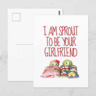 Lustigt att jag är ett kort på Alla hjärtans dag