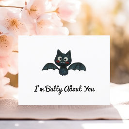 Lustigt att jag är förbannad över dig Fladdermus V Vykort