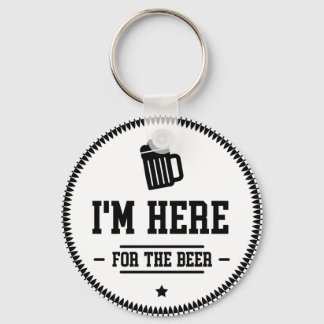 Lustigt att jag är här för Beer Keychain Nyckelring