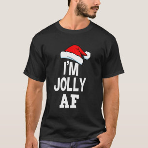 Lustigt att jag är Jolly Af Tee Santa Manar Women