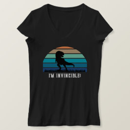 Lustigt att jag är oövervinnelig T Rex T Shirt