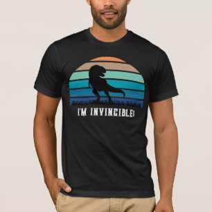 Lustigt att jag är oövervinnelig T Rex T Shirt