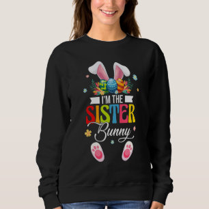 Lustigt att jag är syster Bunny Matching Family Ly T Shirt