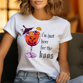 Lustigt att jag bara är här för Boos Halloween Cos T Shirt