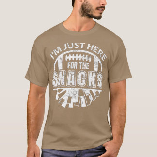 Lustigt att jag bara är här för Snacks Vintage Fan T Shirt
