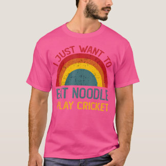 Lustigt att jag bara vill äta Noodle och spela Cri T Shirt