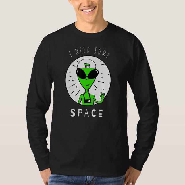 Lustigt att jag behöver lite utrymme - Mental Heal T Shirt (Framsida)