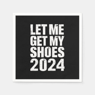 Lustigt att jag får mina skor pappersservett