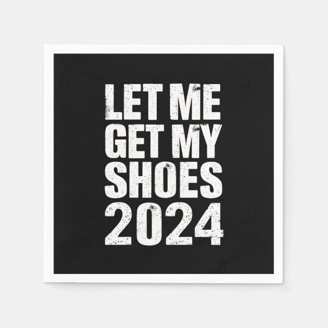 Lustigt att jag får mina skor pappersservett (Framsidan)