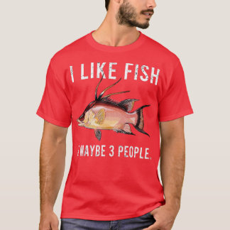 Lustigt att jag gillar hajfisk och kanske 3 person t shirt