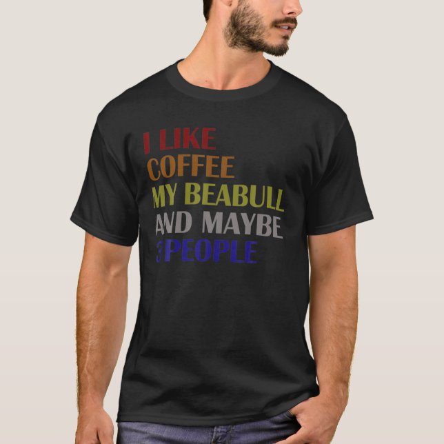 Lustigt att jag gillar kaffe mitt bröst och kanske t shirt (Framsida)