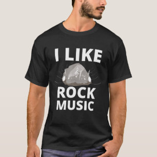 Lustigt att jag gillar Rock musik Pun Sarcastic Me T Shirt