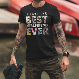 Lustigt att jag har den bästa flickvännen någonsin t shirt